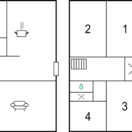 Prázdninový dům In With Kitchen *